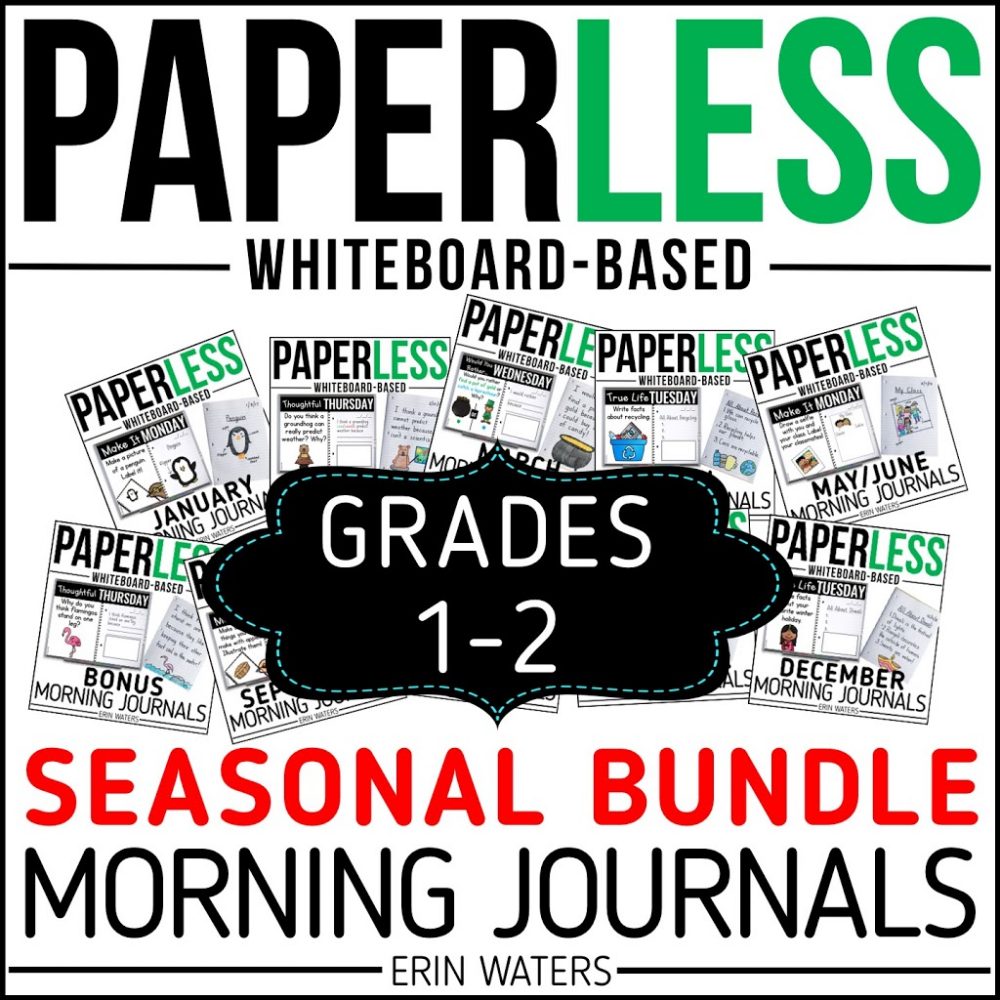 seasonal morning journal prompt listing