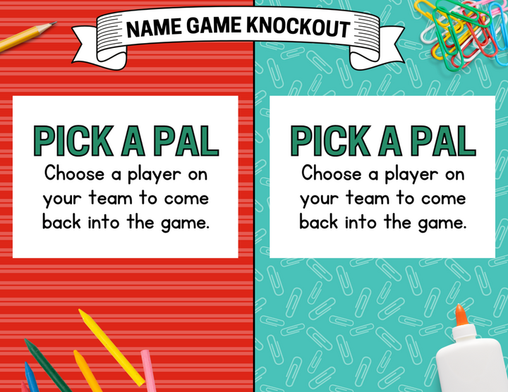 a split screen with each side reading "Pick a Pal"