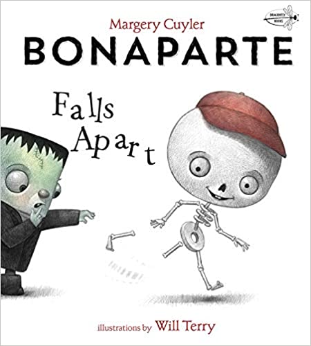 a picture of one of the halloween books - the cover of Bonaparte falls apart