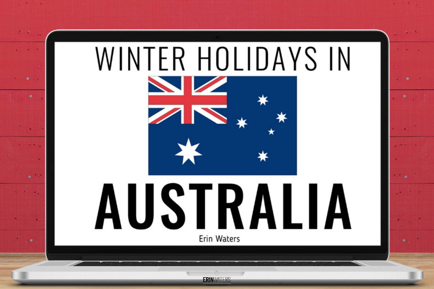 Winter Holidays in Australia slideshow intro slide; used to teach holiday traditions around the world